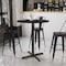Flash Furniture Round Laminate Table Top, Laminate Top, Wood Grain XU-RD-36-BLKTB-T3030B-GG - alternate 3